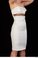  Rania dressed formal hips trunk upper body white dress 0008.jpg